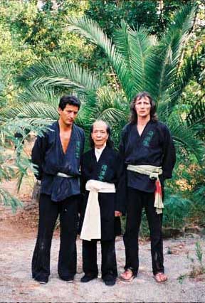 Lao Su Da Viet et Matre Dan Hung et Dan Binh.